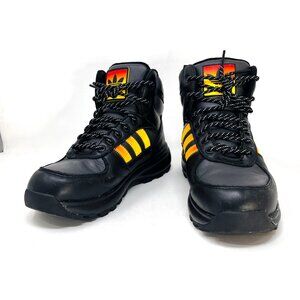 Adidas Originals CHASKER BOOTS [Black Beam Yellow] Mens 7US 6.5UK HQ2067 Orange